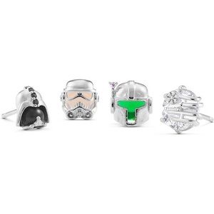 BNIB girls crew X Star Wars empire stud set silver